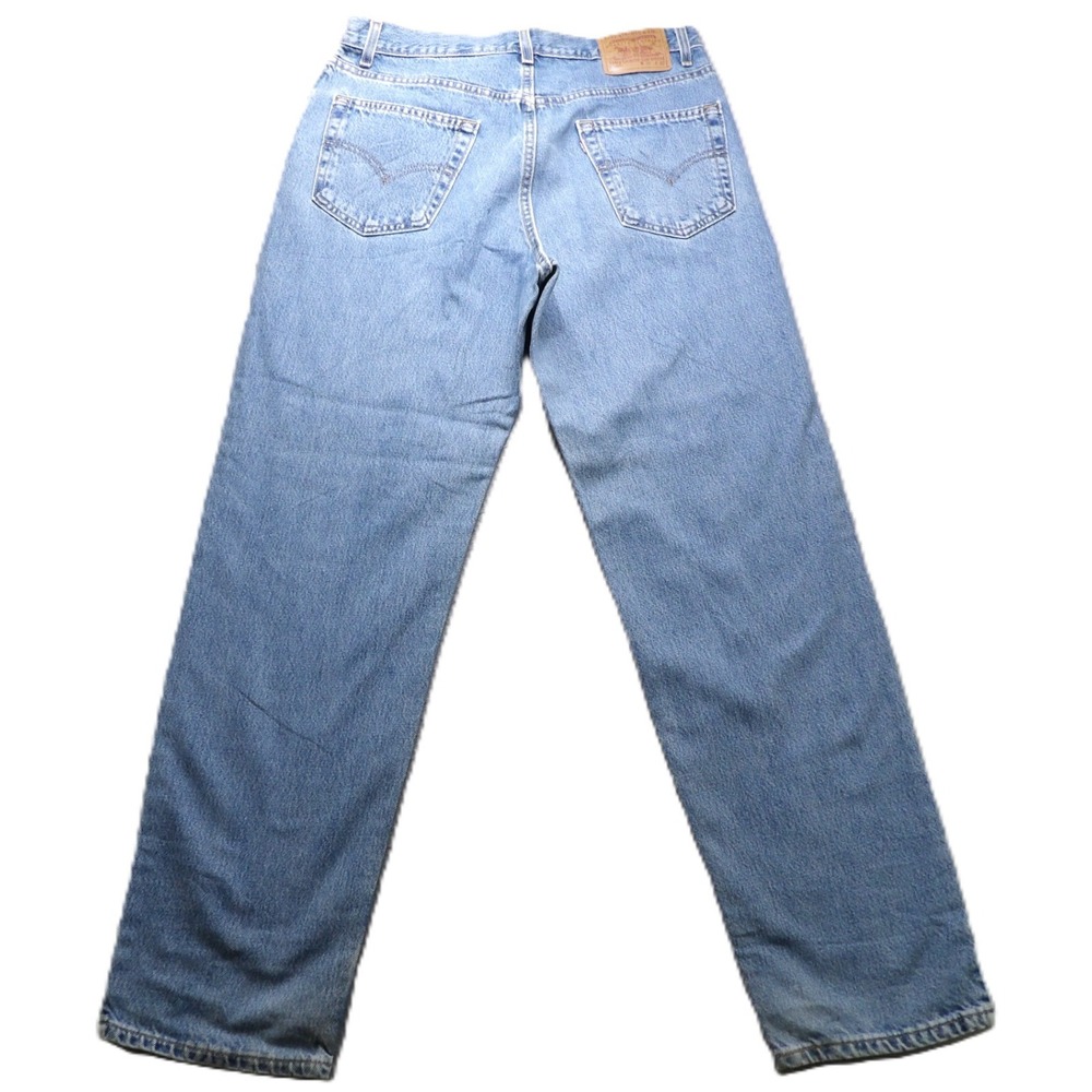 VTG 90s Levi's 550 Relaxed Fit Jeans Men 36x32 Blue Denim USA Made Casual Grunge